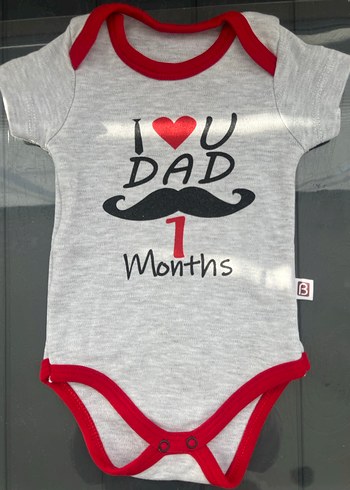 6 ADET AYLARIN YAZILI YEPYENİ BADY - Görsel 2