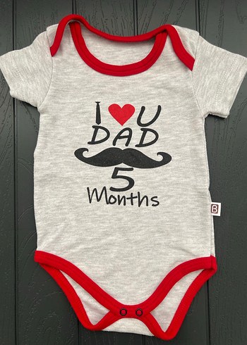 6 ADET AYLARIN YAZILI YEPYENİ BADY - Görsel 6