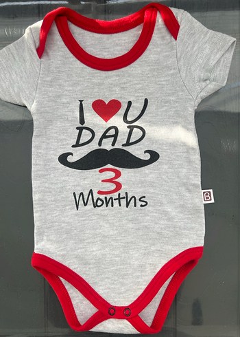 6 ADET AYLARIN YAZILI YEPYENİ BADY - Görsel 4