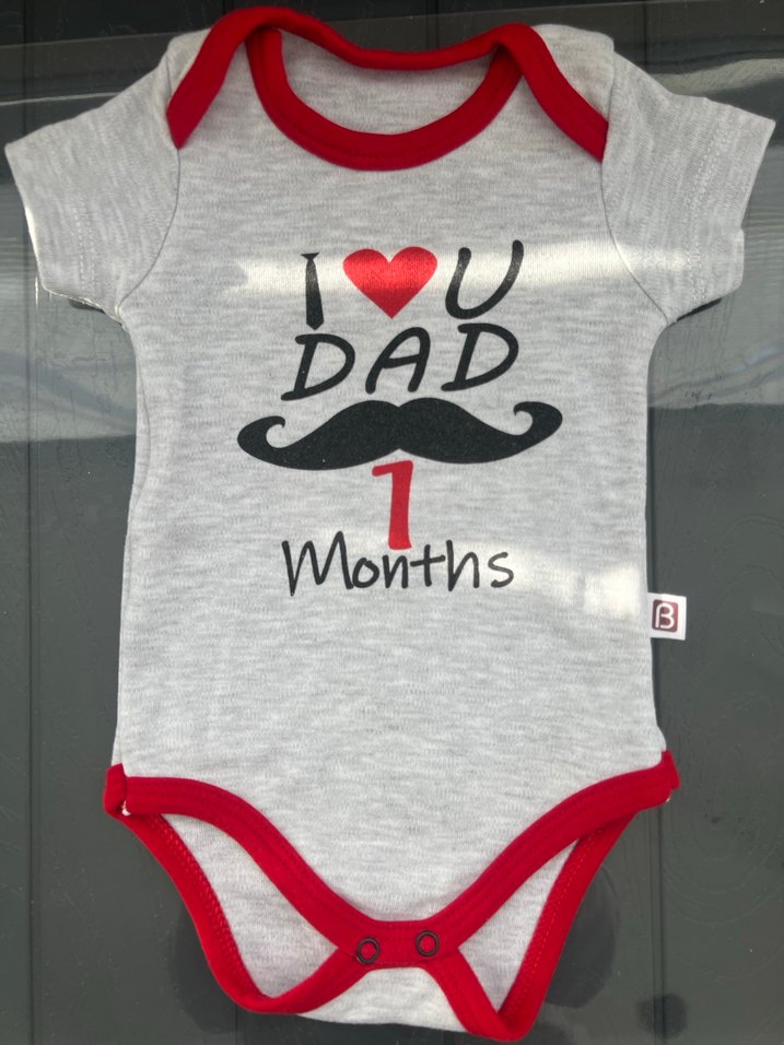 6 ADET AYLARIN YAZILI YEPYENİ BADY - Görsel 2