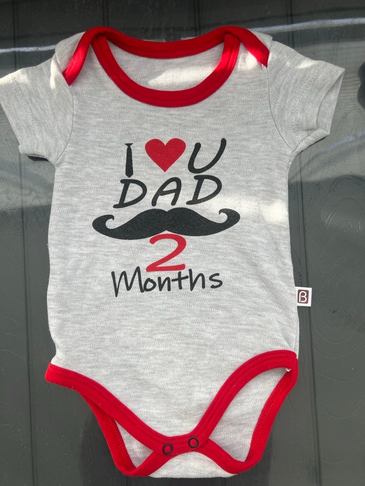 6 ADET AYLARIN YAZILI YEPYENİ BADY - Görsel 3