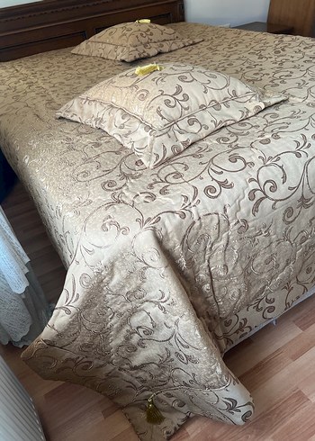 Çeyizlik Özel dikim yatak örtüsü ve yastıkları - Görsel 5