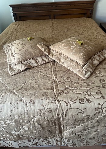 Çeyizlik Özel dikim yatak örtüsü ve yastıkları - Görsel 7