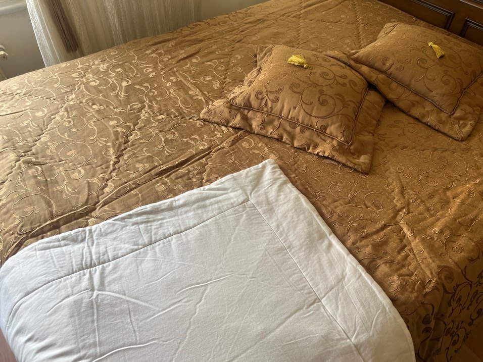 Çeyizlik Özel dikim yatak örtüsü ve yastıkları - Görsel 4