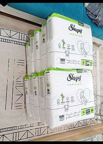 4 Beden: 7-18 kg Beden Sleepy 4 numara bebek bezi