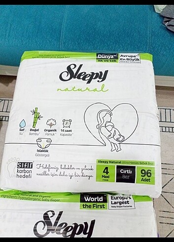  Sleepy 4 numara bebek bezi