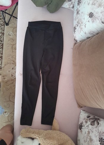 Siyah Midi Boy Fitilli Tayt L-XL BEDEN