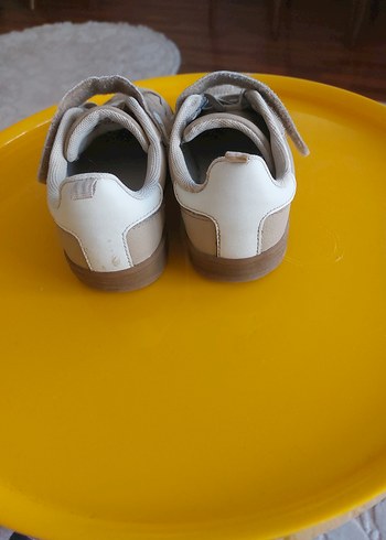 Bej kız Çocuk Spor Ayakkabı Cırt Cırtlı - Görsel 2