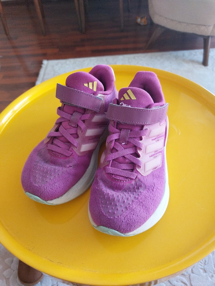 Kız Çocuk Pembe Bağcıksız Spor Ayakkabı - Görsel 5