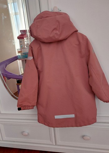 Kız Çocuk Pembe Fermuarlı Street Wear Mont - Görsel 2