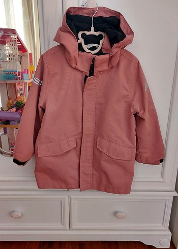 Kız Çocuk Pembe Fermuarlı Street Wear Mont - Görsel 3