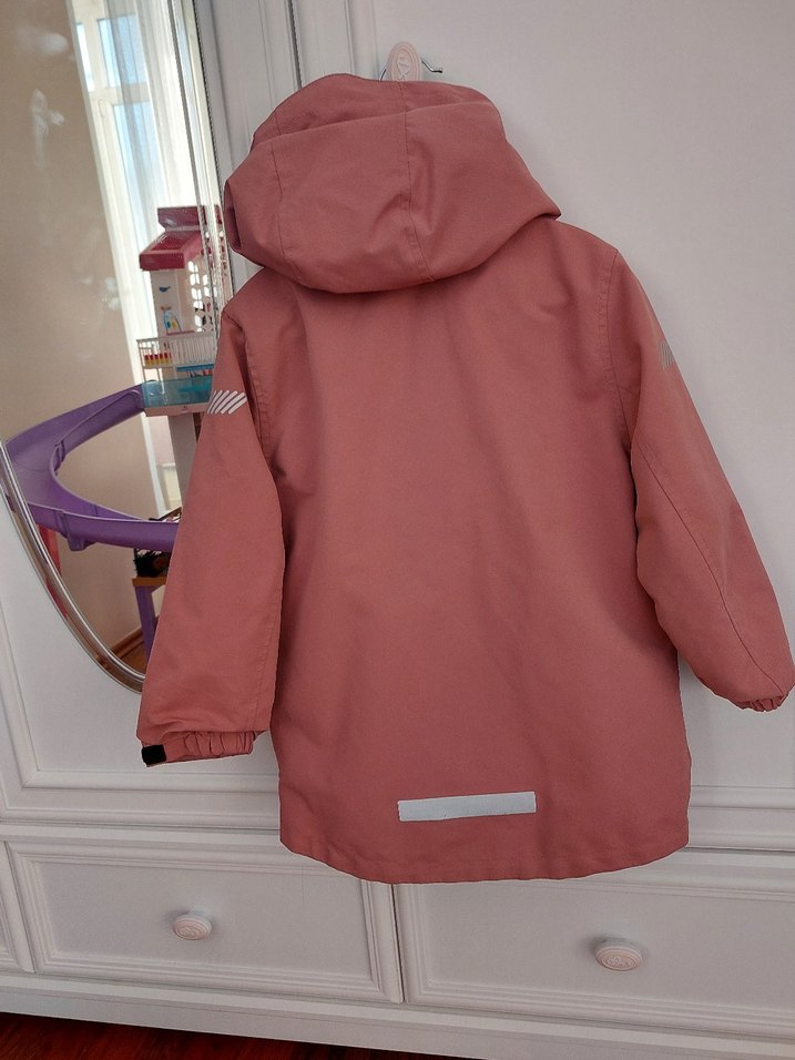 Kız Çocuk Pembe Fermuarlı Street Wear Mont - Görsel 2