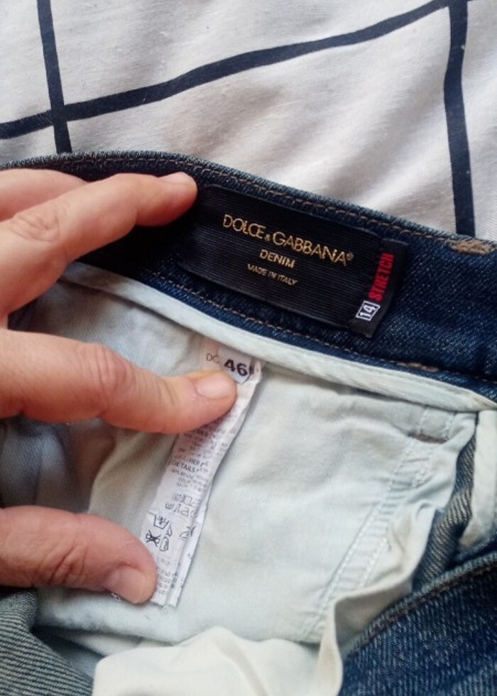 Dolge Gabbana erkek jeans - Görsel 5