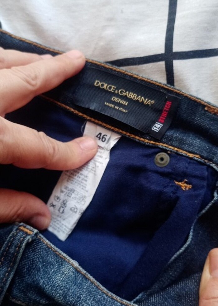 Dolce Gabbana erkek jeans - Görsel 4