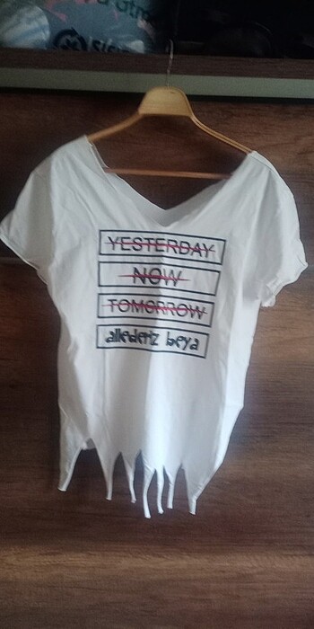 Çılgın yazílı çılgın kesimli 4 tshirt - Görsel 5