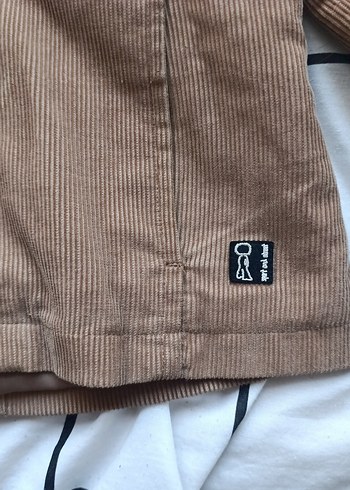 Bej kadife Kadın Ceket - Görsel 4