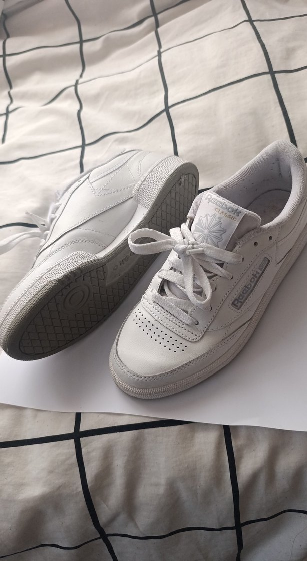 Beyaz Reebok Kadın Spor Ayakkabı - Görsel 3