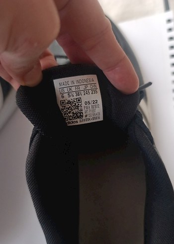 Adidas Siyah Beyaz Spor Ayakkabı - Görsel 5