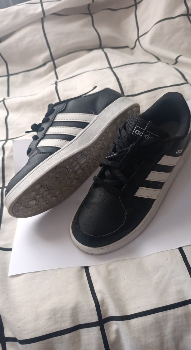 Adidas Siyah Beyaz Spor Ayakkabı - Görsel 4