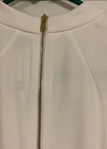 34 Beden H&M Beyaz Elbise