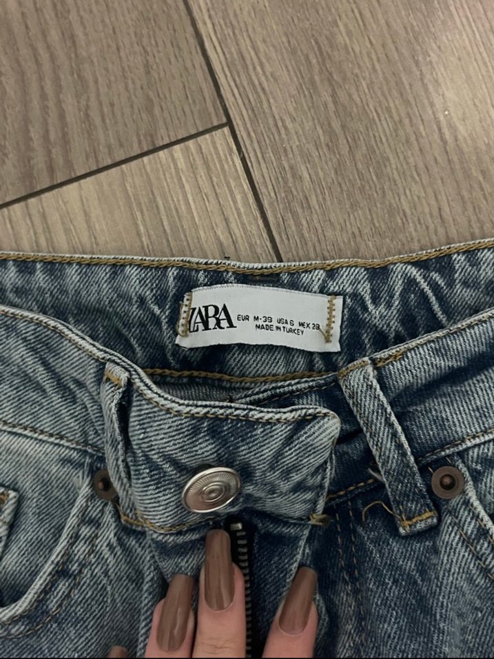 Kadın Gri Denim Midi Boy Regular Fit Jean - Görsel 3