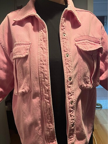pembe kot ceket