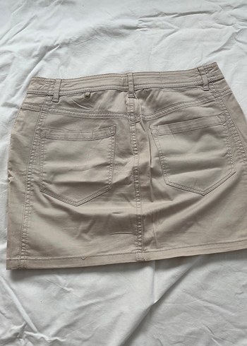 Bej Kadın Mini  Etek - Görsel 2