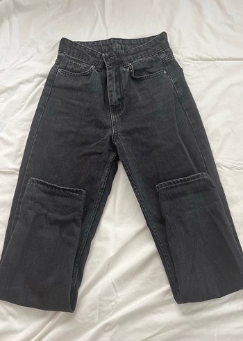 Siyah Kadın Denim Jean