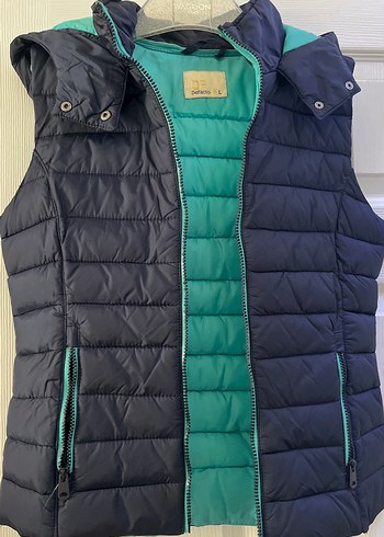 Kadın Koyu Mavi Kapitone Yelek - Görsel 3