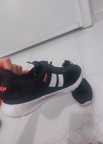 39 Beden siyah Renk Siyah Bağcıklı Spor Ayakkabı