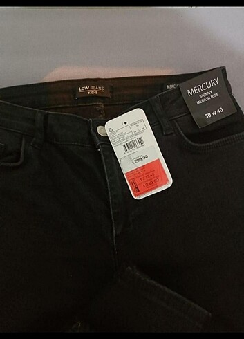 30 Beden siyah Renk lcw Mercury skinny siyah kot pantolon