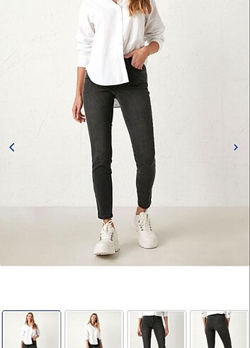 LC Waikiki lcw Mercury skinny siyah kot pantolon