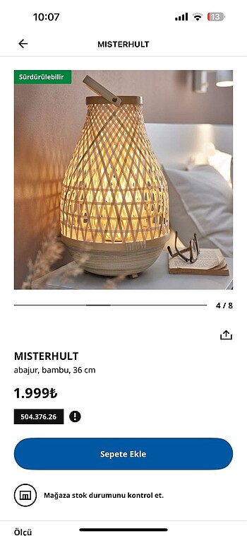  Beden camel Renk İkea bambu abajur
