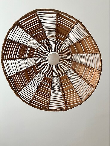  Beden camel Renk İkea rattan sarkıt lamba 29 cm