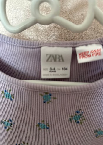 Zara Zara çiçekli body sorunsuz 3-4 yaş