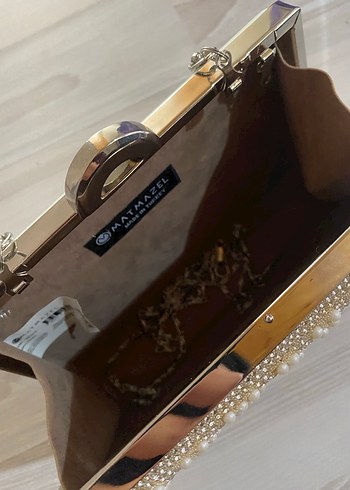 Matmazel 
Boncuk İşlemeli Modern Klasik Kadın Çanta - Görsel 3