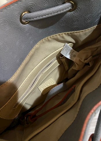 Vakko Gri Deri Kadın Çanta - Görsel 2