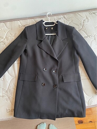 Blazer ceket kadın düğmeli tesettüre uygun