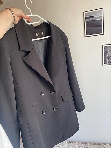 Blazer ceket kadın düğmeli tesettüre uygun - Görsel 7