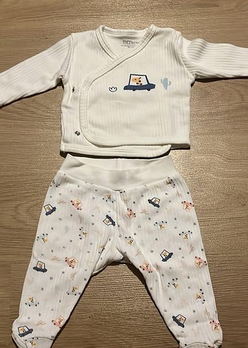 TEK ÜRÜN marka Beyaz Desenli Bebek Kundak Örtüsü bebek kıyafetl - Görsel 14