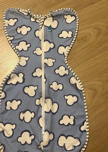 TEK ÜRÜN marka Beyaz Desenli Bebek Kundak Örtüsü bebek kıyafetl - Görsel 7