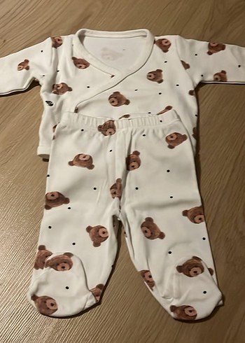 TEK ÜRÜN marka Beyaz Desenli Bebek Kundak Örtüsü bebek kıyafetl - Görsel 15