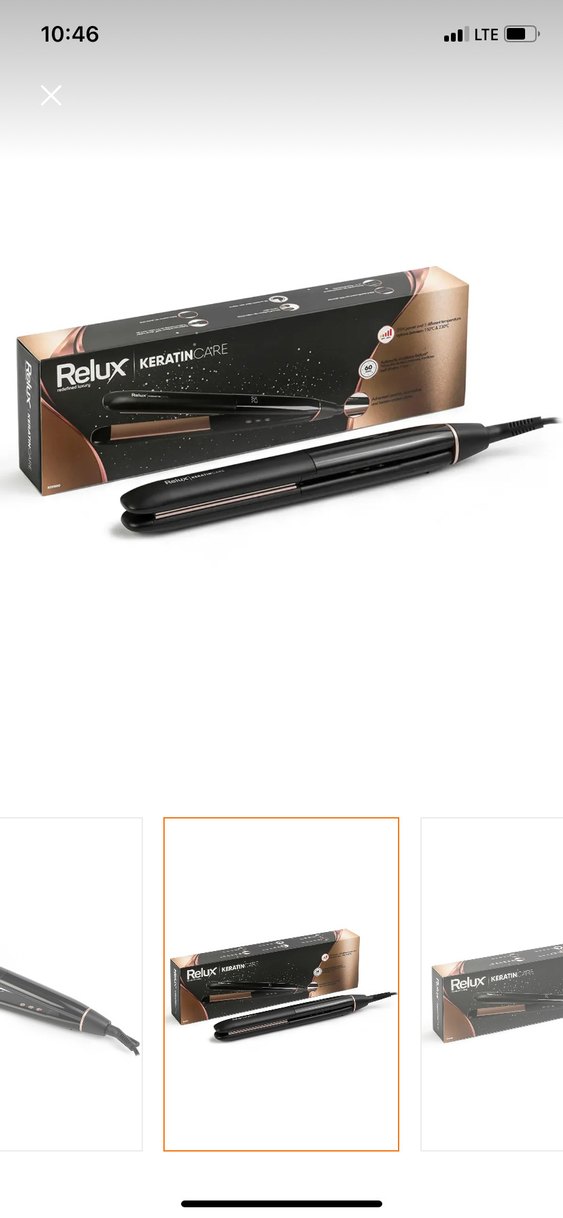 Relux KeratinCare Bej Saç Düzleştirici sıfır - Görsel 3