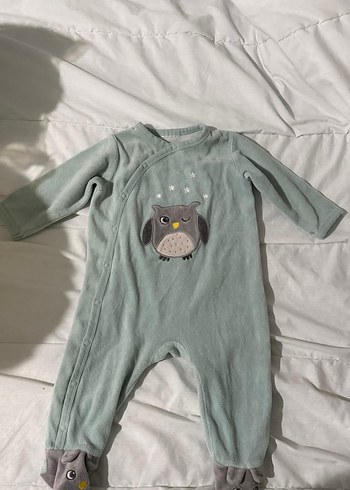 Gri Uzun Kollu Bebek Tulum - Görsel 4