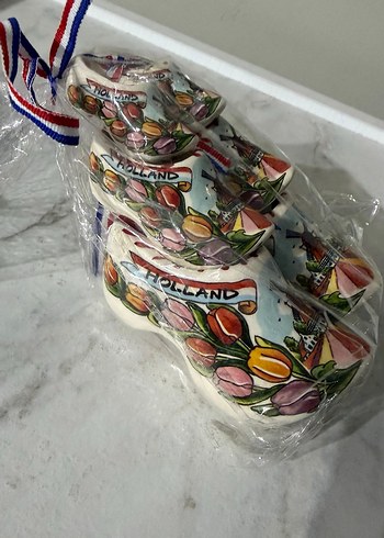 Renkli Hollanda Temalı Seramik Figürin - Görsel 5