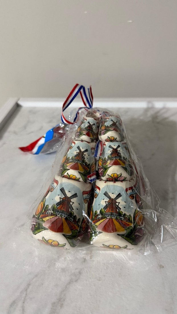 Renkli Hollanda Temalı Seramik Figürin - Görsel 2