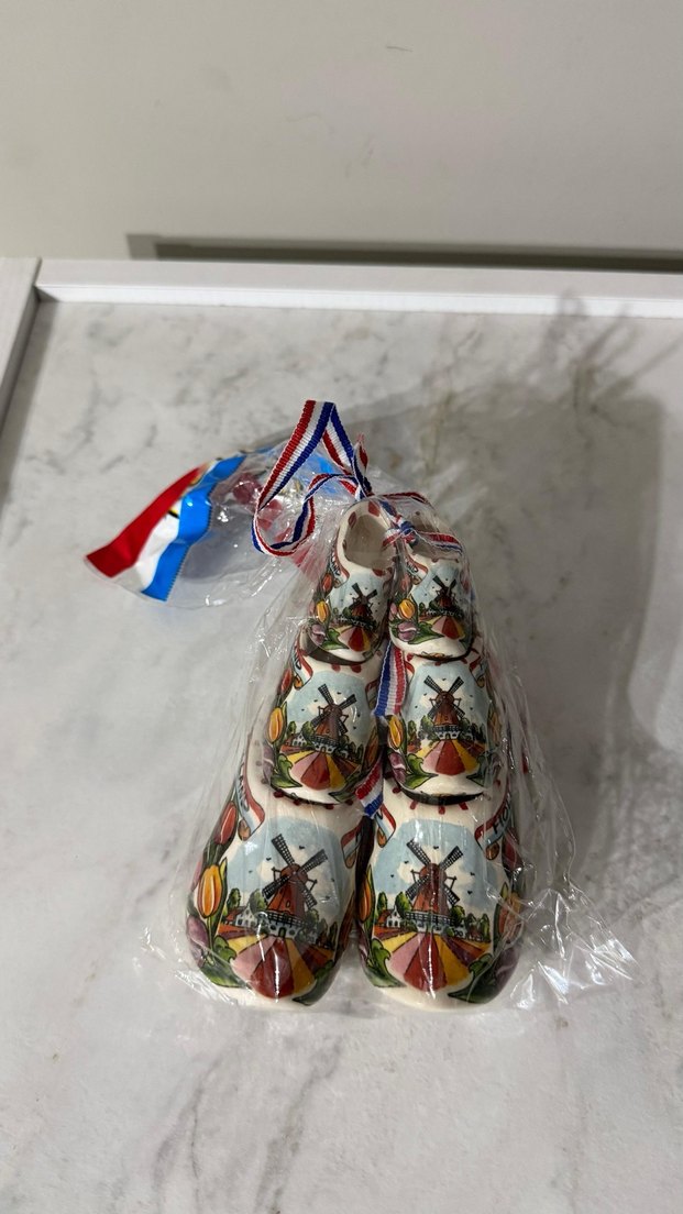 Renkli Hollanda Temalı Seramik Figürin - Görsel 3