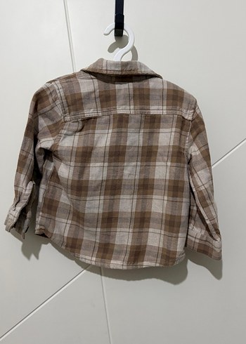 Erkek Çocuk Kahverengi Kareli Gömlek - Görsel 8