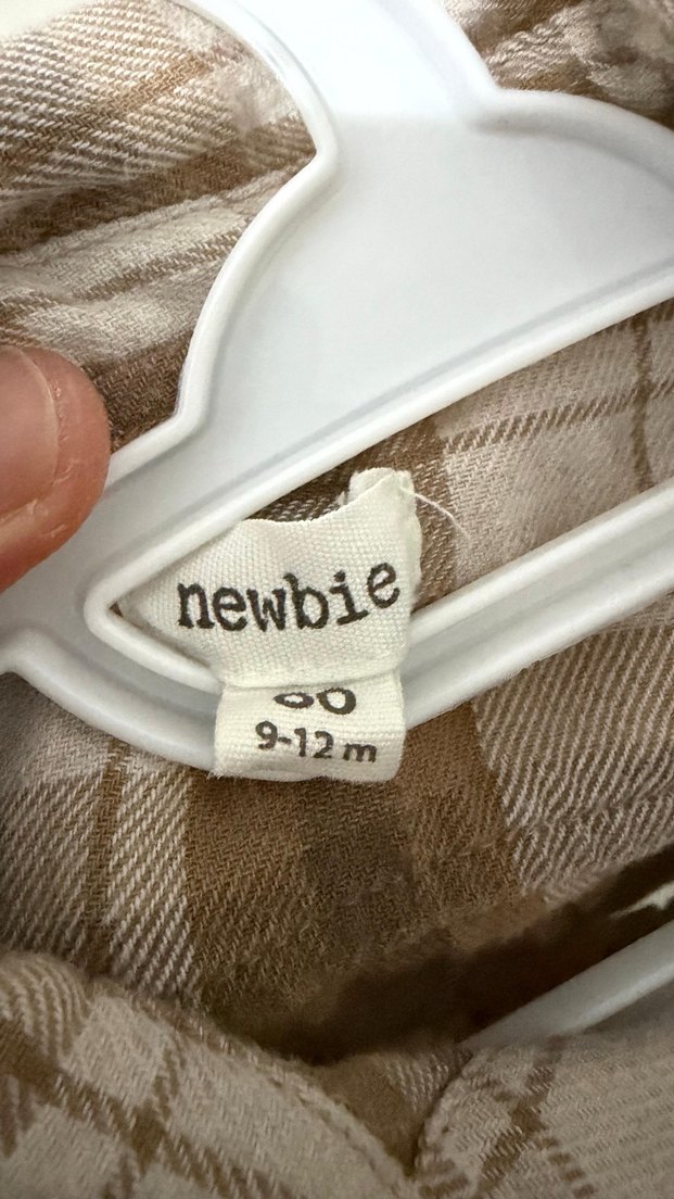 Erkek Çocuk Kahverengi Kareli Gömlek - Görsel 3