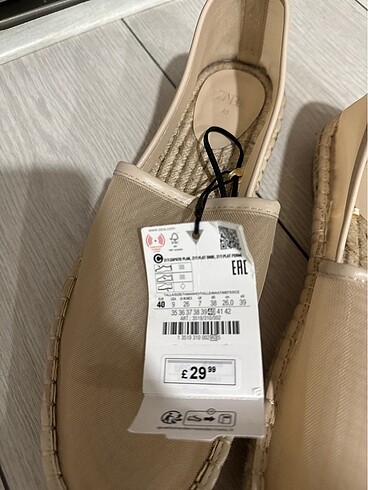40 Beden Zara babet